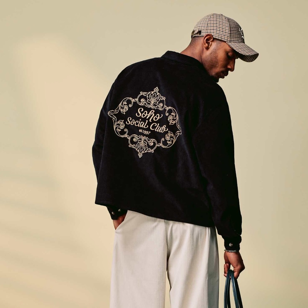 ASOS Corduroy SoHo Social Club Shacket